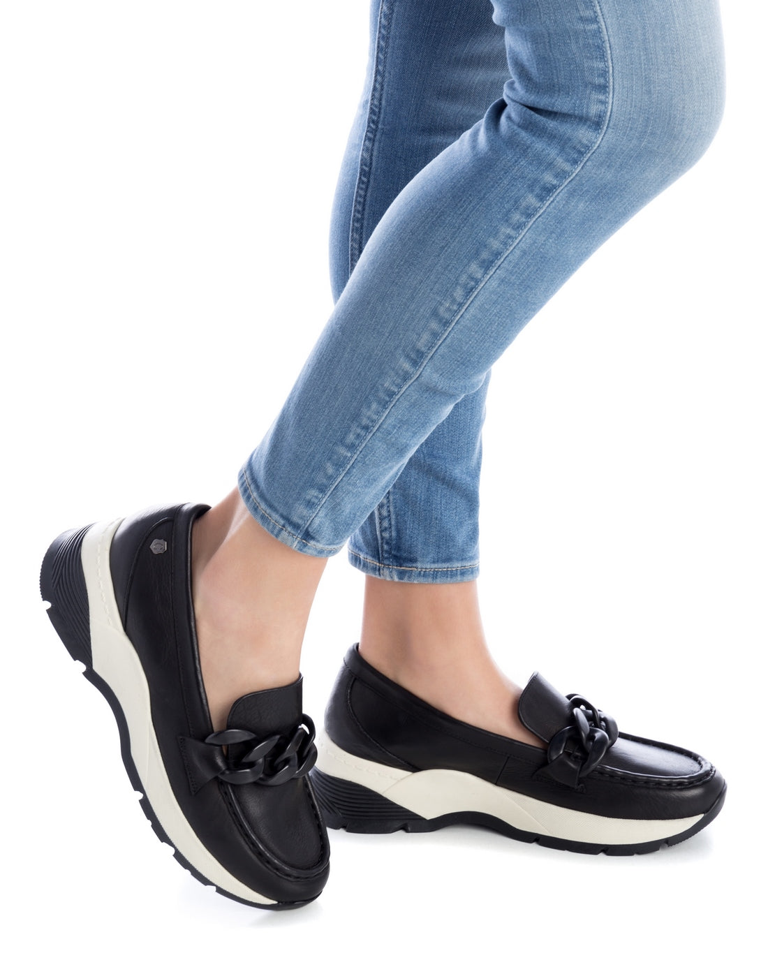 Carmela 160370 16037002 mocassin cuir noir