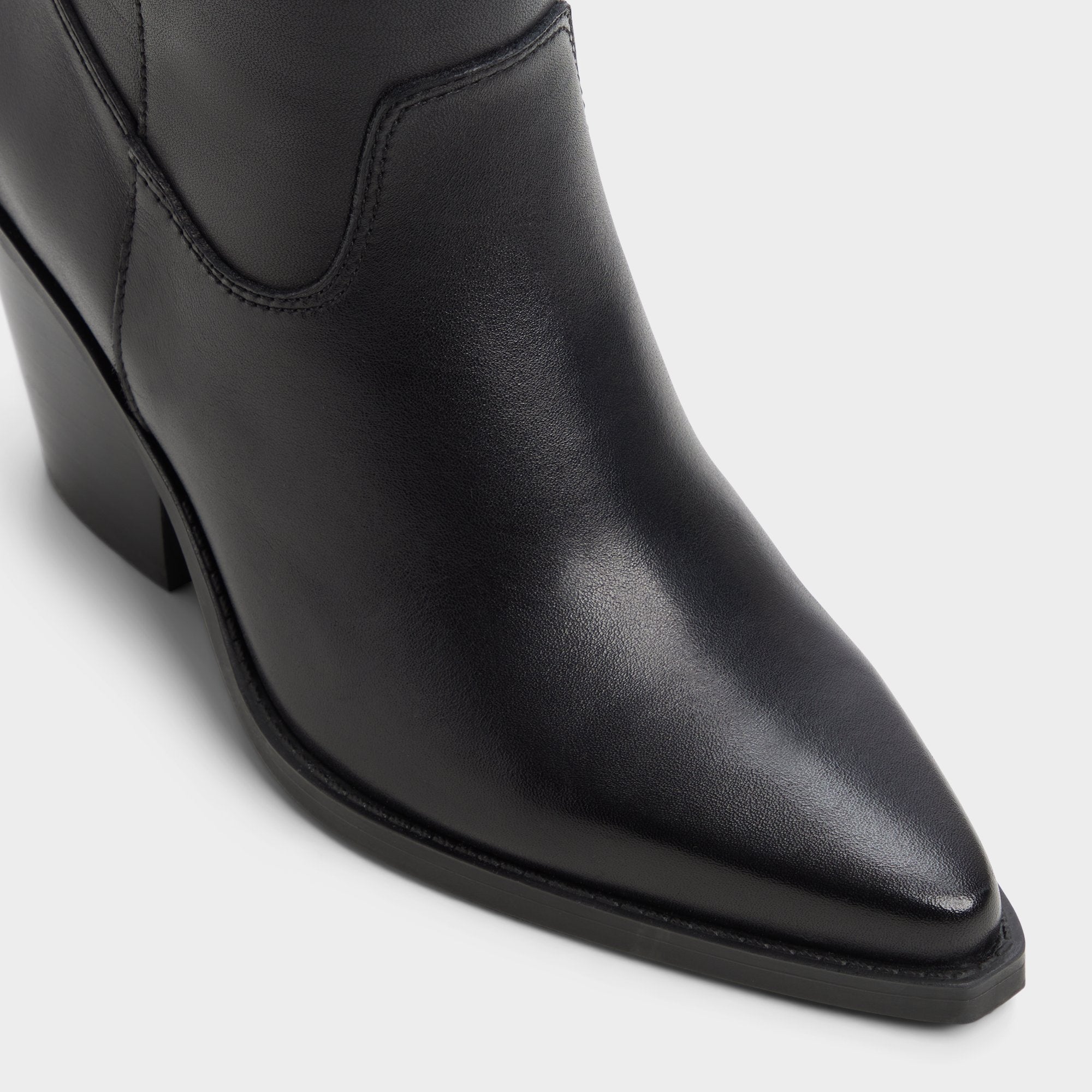 ALDO Dixy bottes cuissardes noires talon bloc