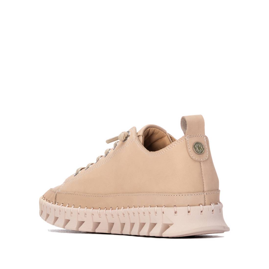 Carmela 16310506 sneakers cuir nude lacets