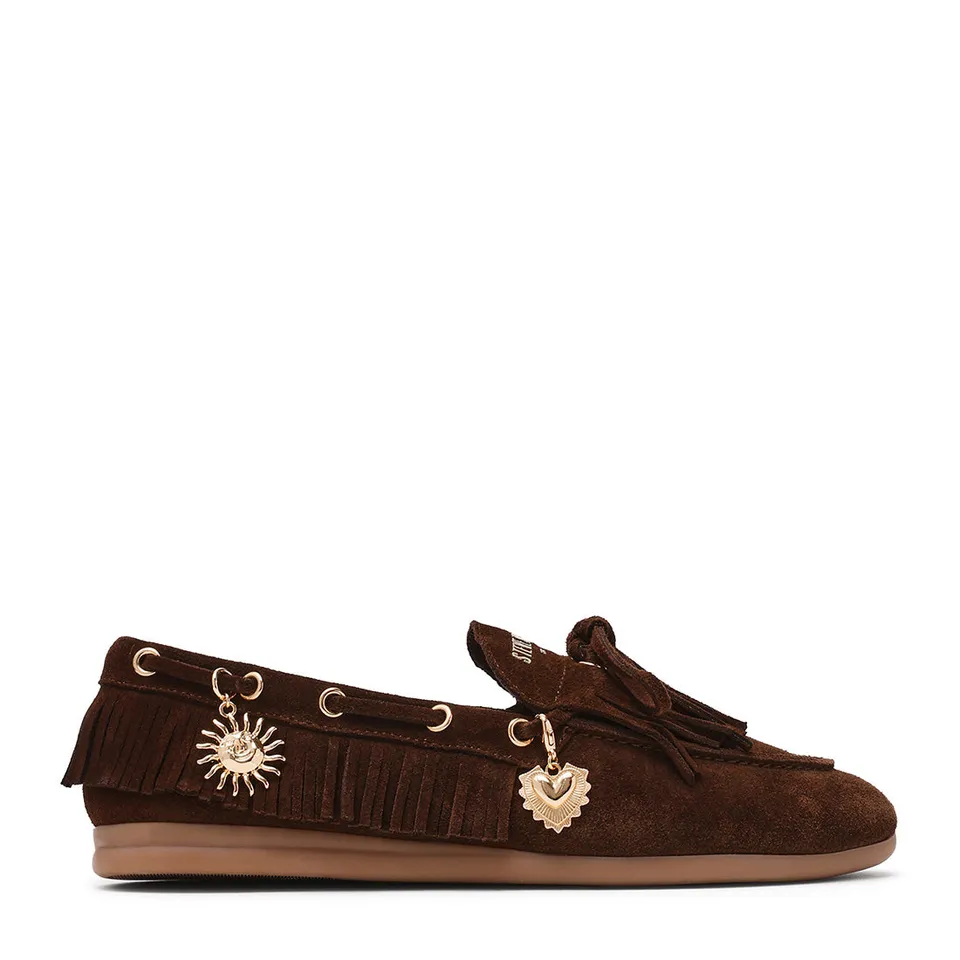 Steve Madden Rascals mocassins daim marron plat