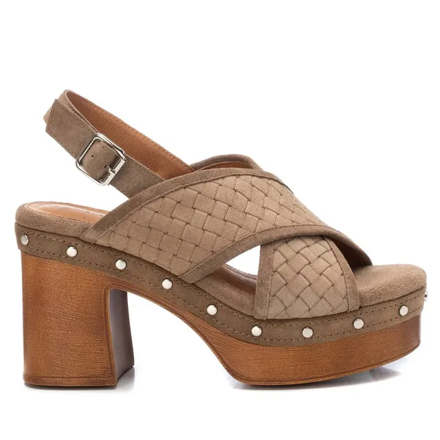 Carmela 16061603 sandale suède marron talon 10 cm