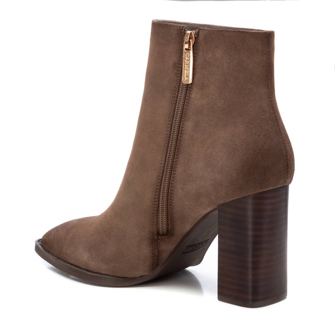 Carmela 16091803 bottine daim marron talon 9 cm