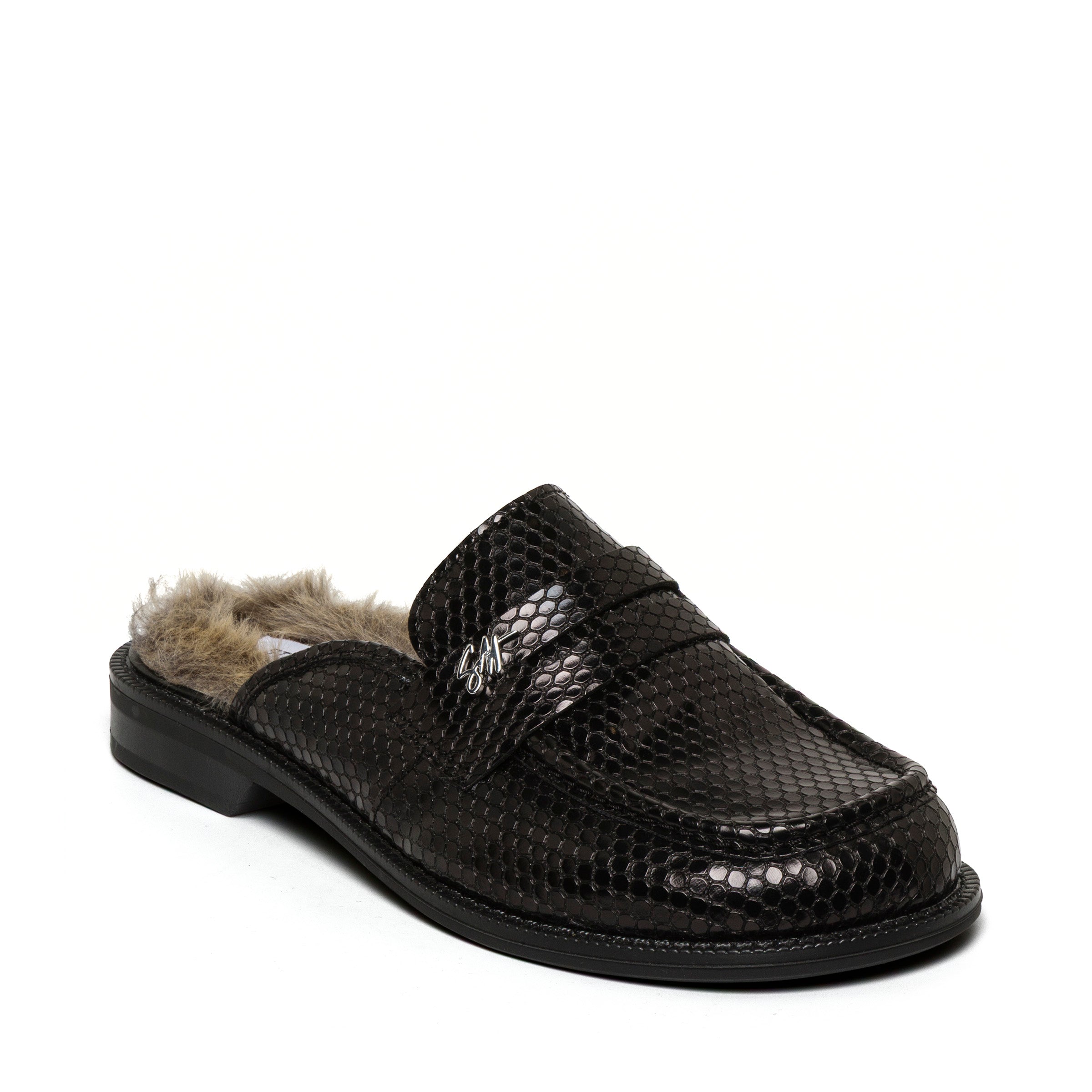 Steve Madden Isabeau-F mules serpent noir