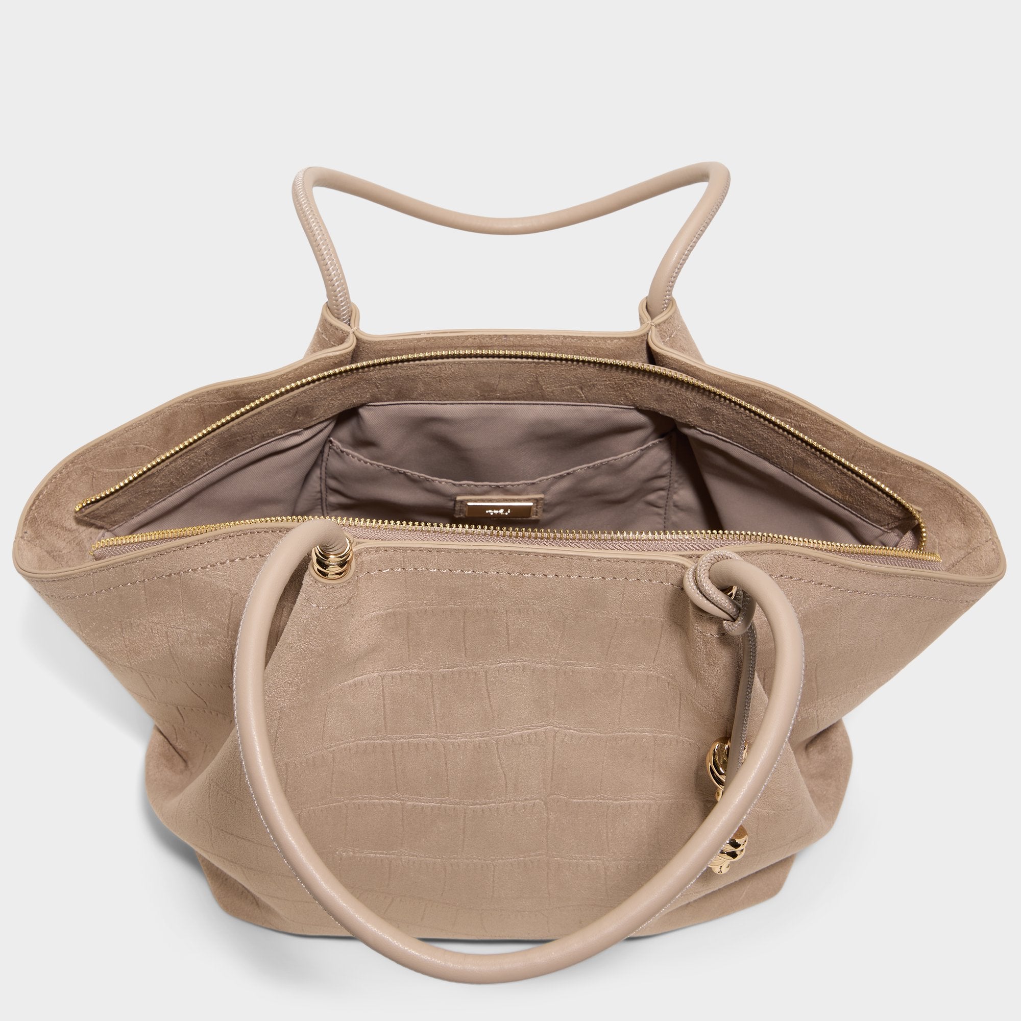 ALDO The Power Tote sac cabas beige effet croco