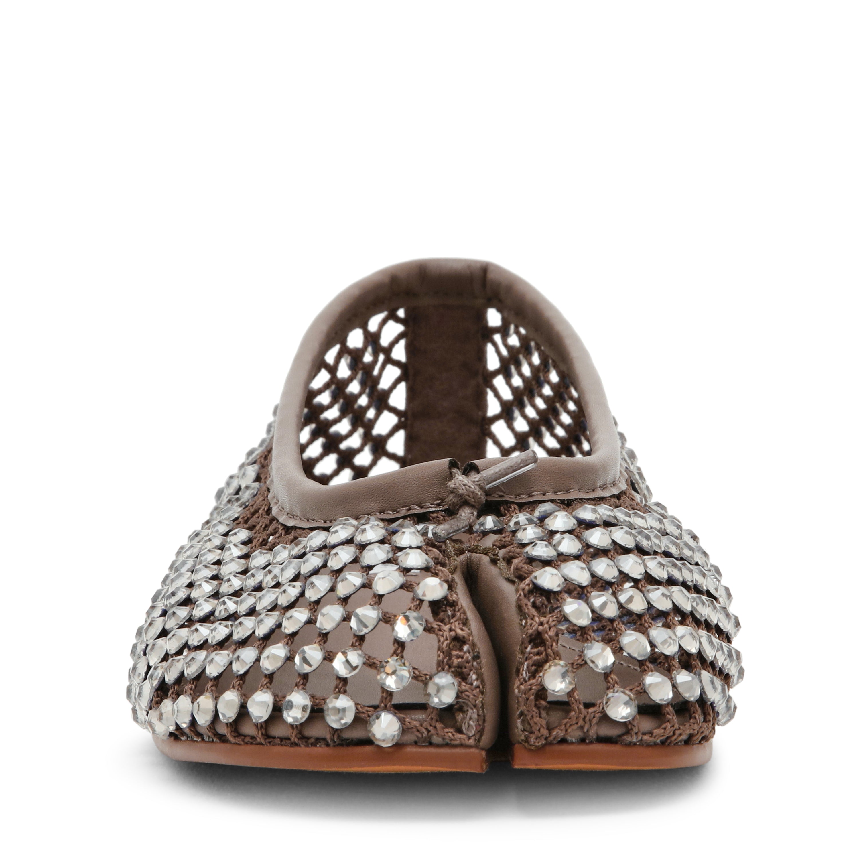 Steve Madden Calico-Meshr ballerine taupe tissu