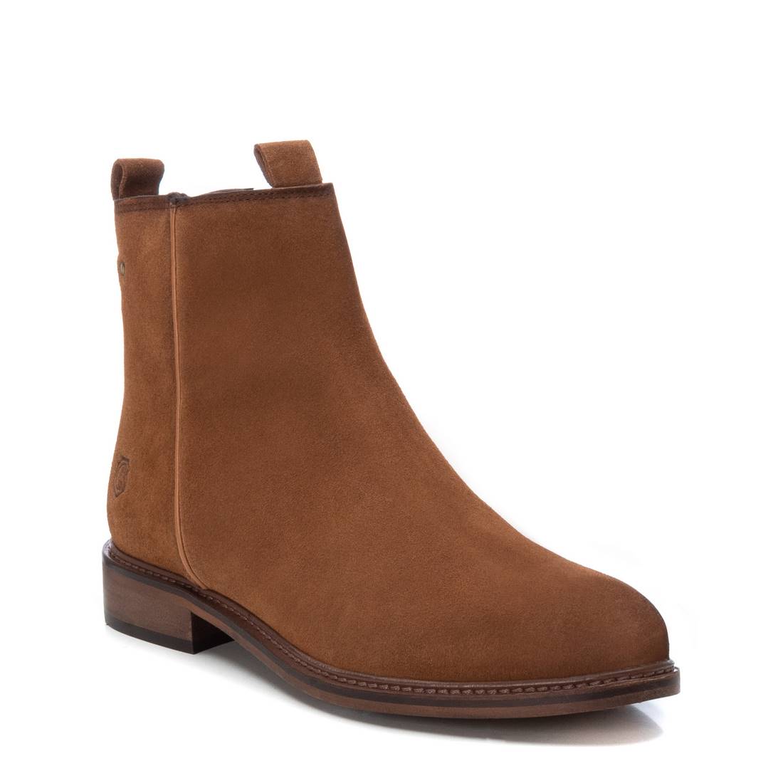 Carmela 16093003 bottine cuir marron talon plat