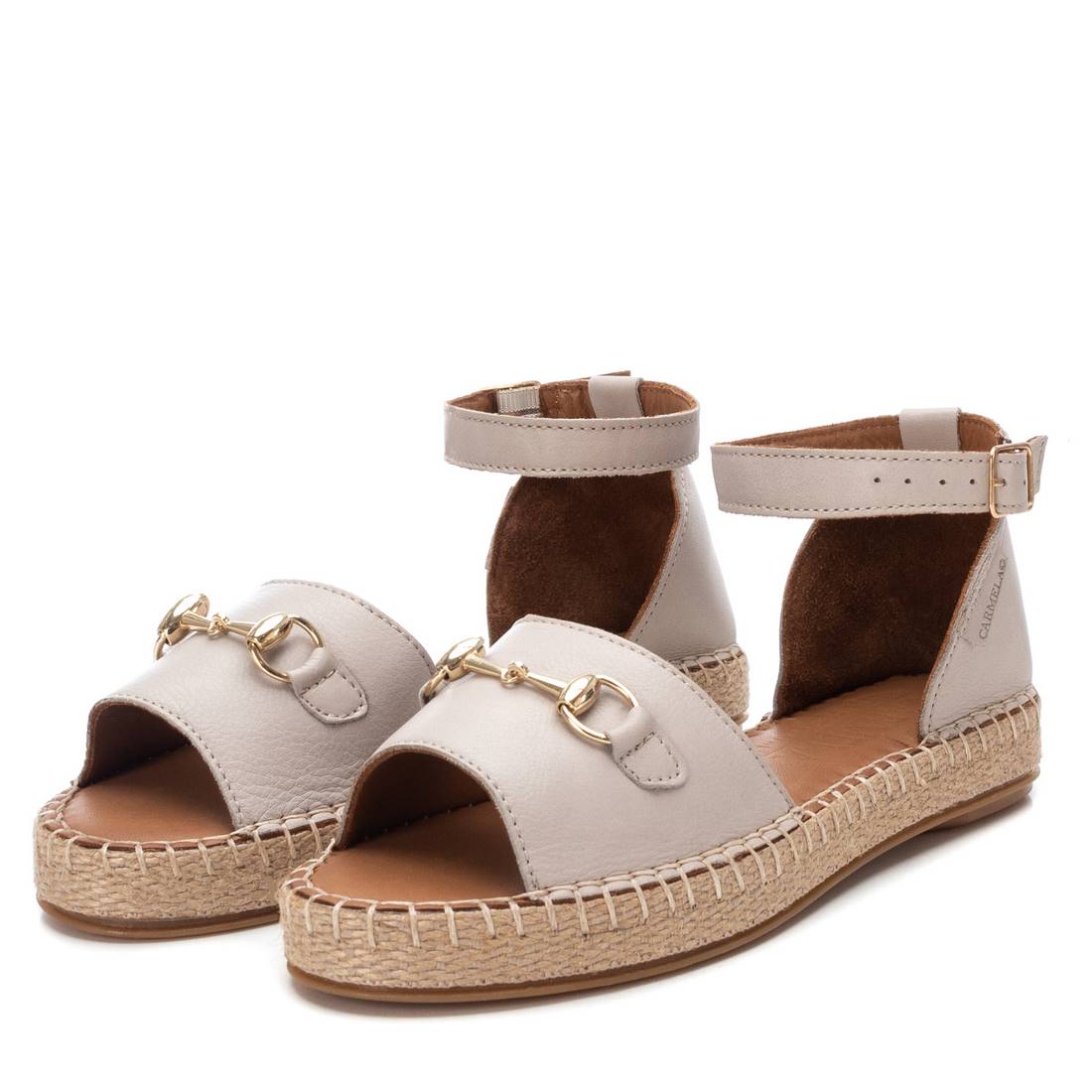 Carmela 160754 16075404 sandales femme blanc talon bas
