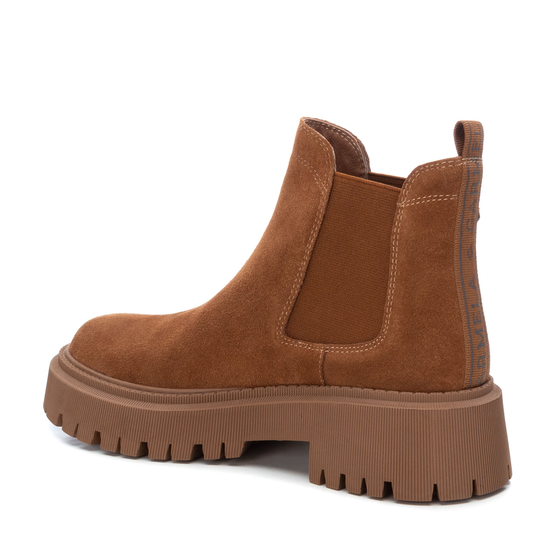 Carmela 16011604 bottines chelsea marron suède