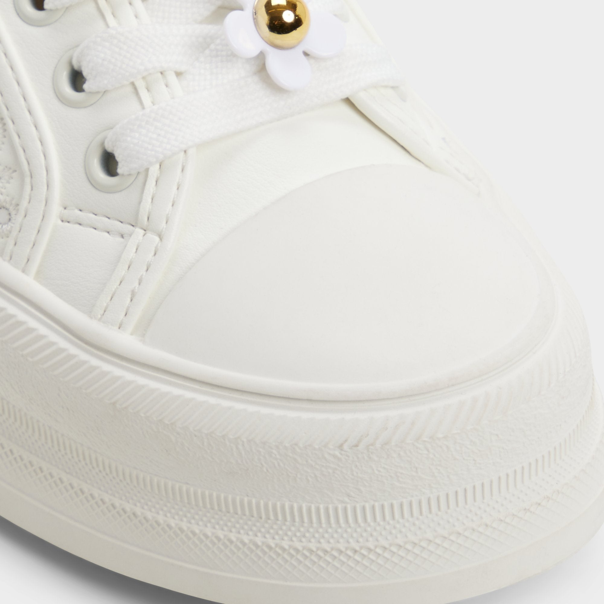 Aldo Rayes baskets plateforme blanche fleurs