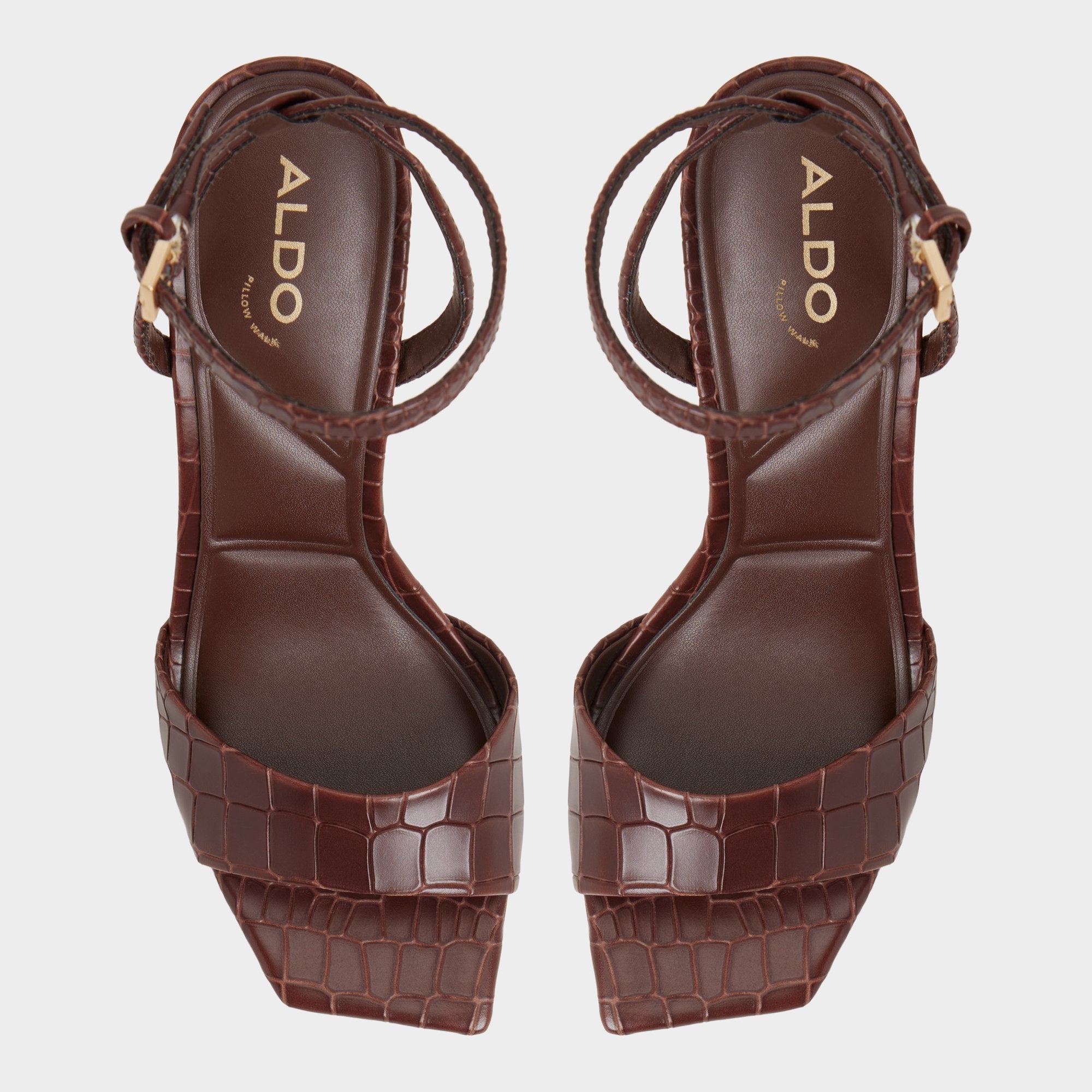ALDO Harmonious sandales talon aiguille doré