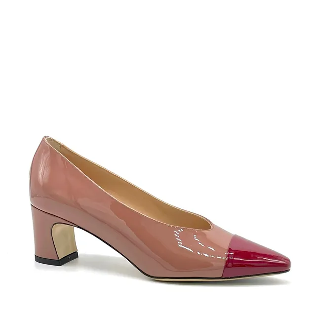 Elata 56516-2 escarpins vernis cotto cerise 5,5 cm