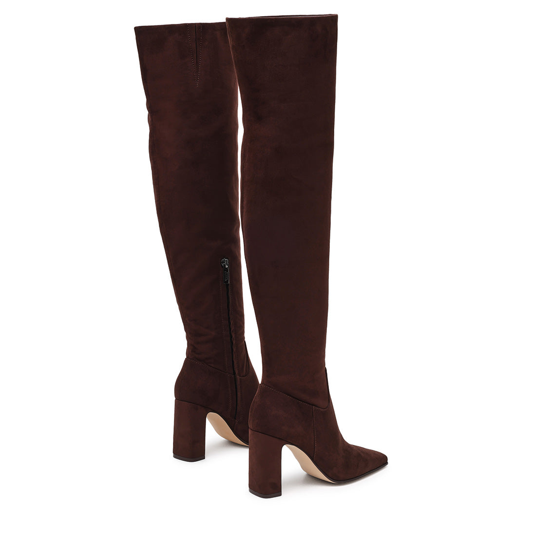 Steve Madden Fair-Play bottes marron chocolat 8,5 cm