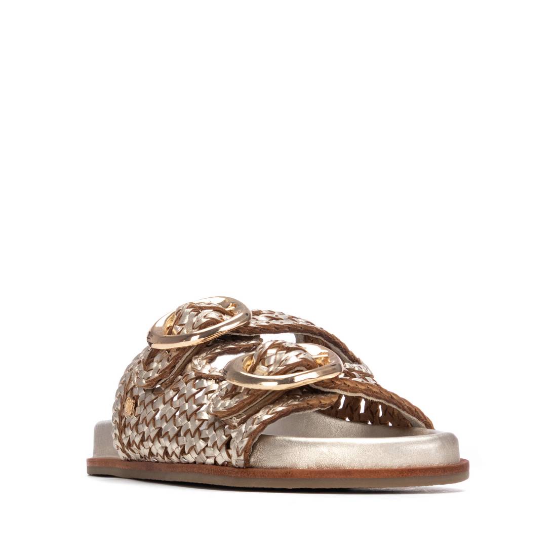 Carmela 16305803 sandale dorée cuir métallisé