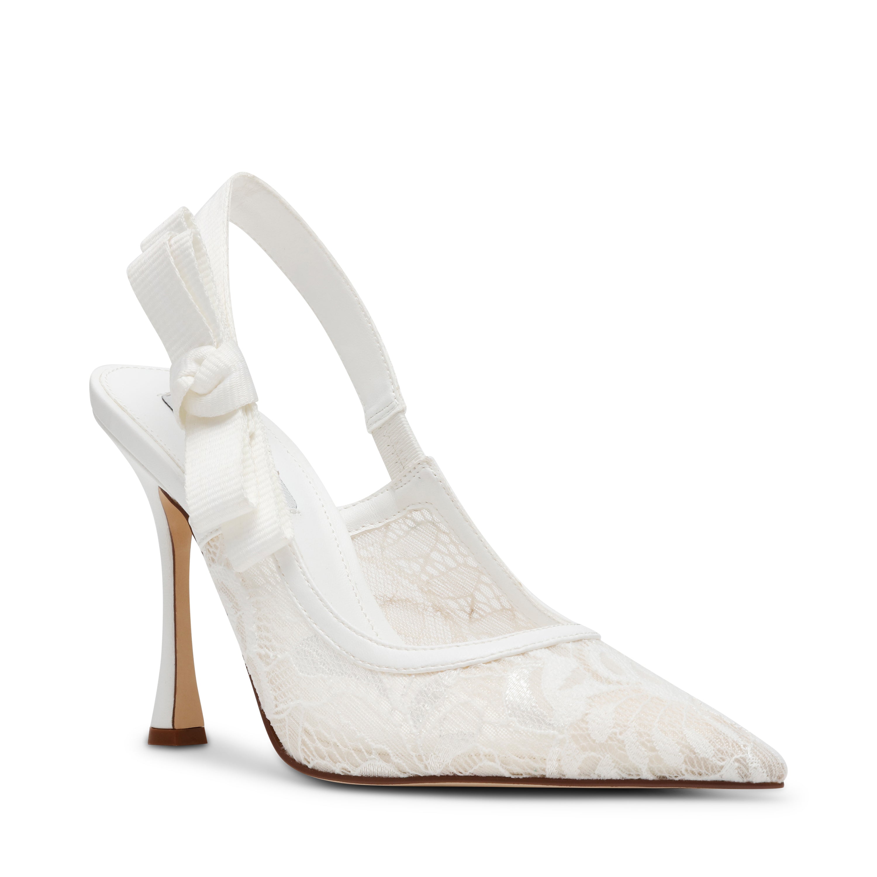 Steve Madden Brylie-L escarpins dentelle blanche mariée