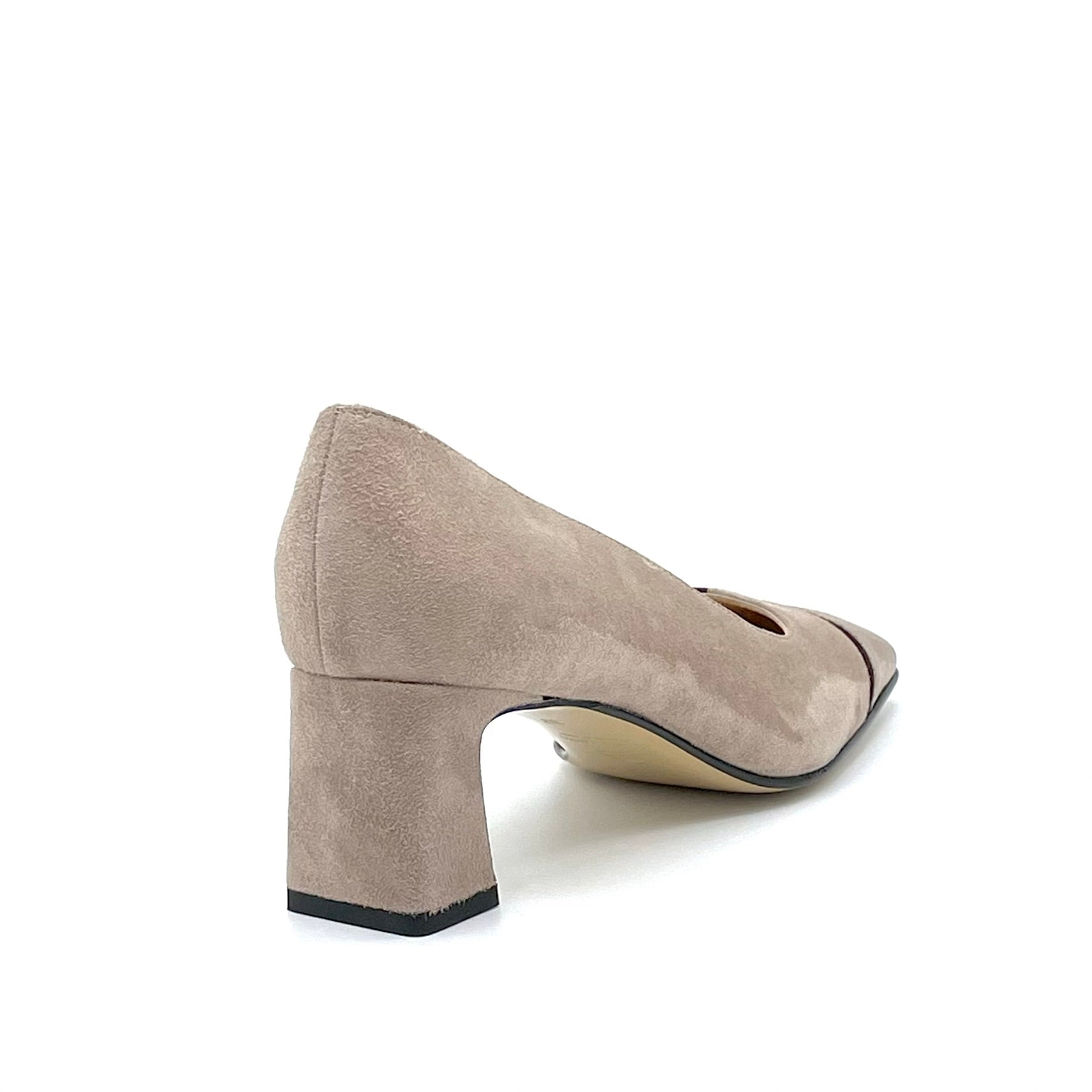 Elata 53507_1 escarpins crème daim talon 5,5 cm