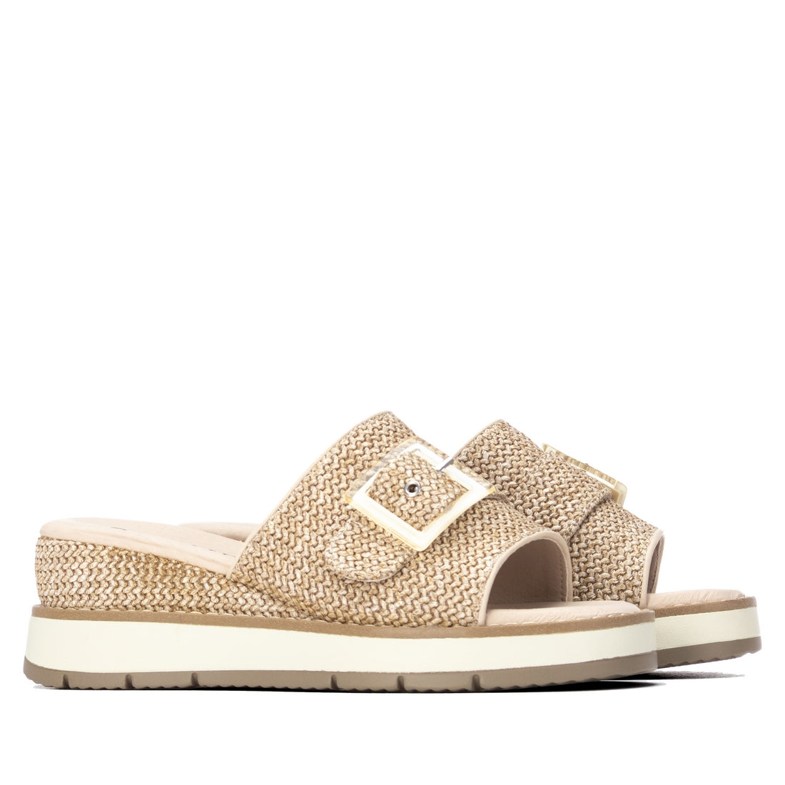 Carmela 16321802 sandales compensées femme beige