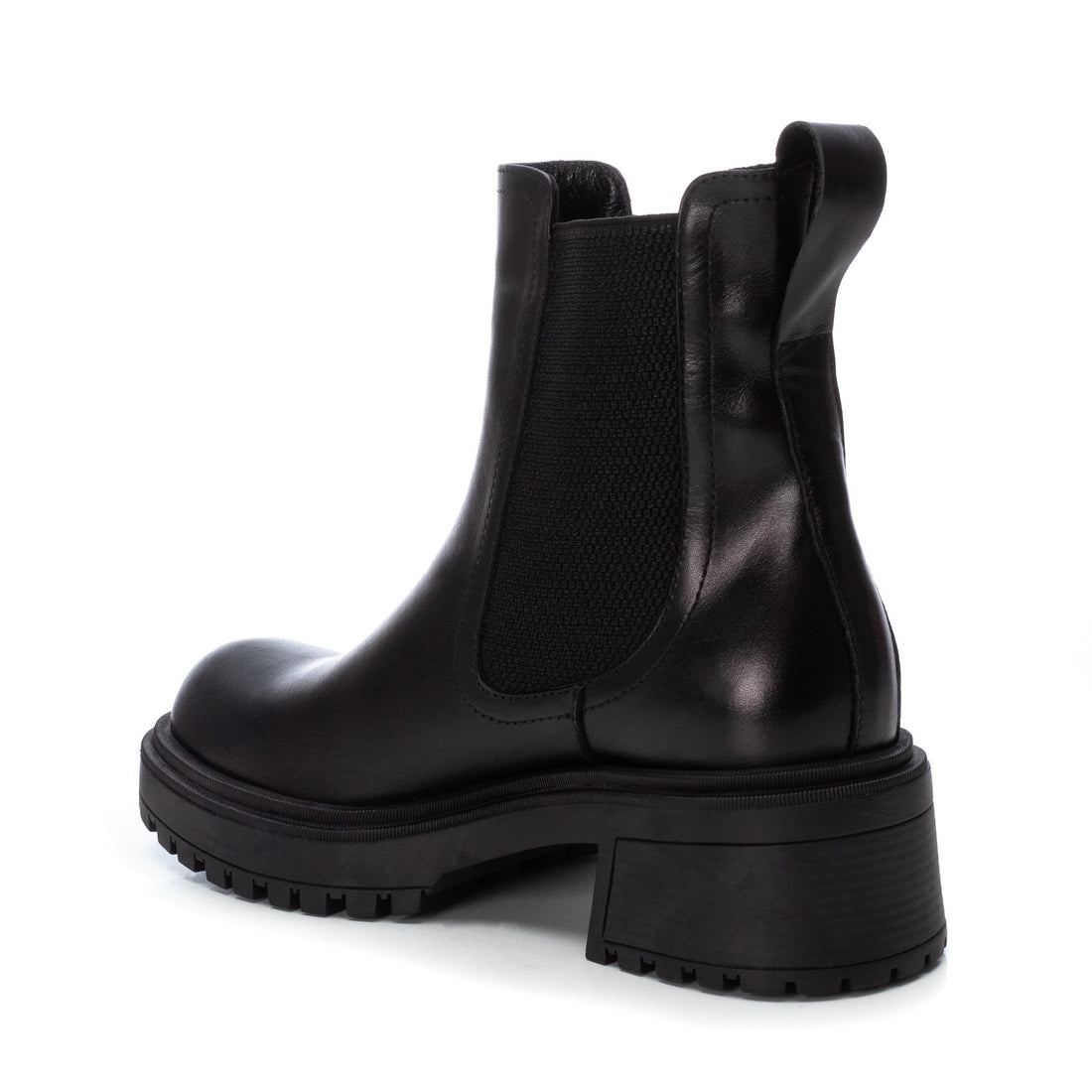 Carmela 16038201 bottine chelsea noire cuir véritable