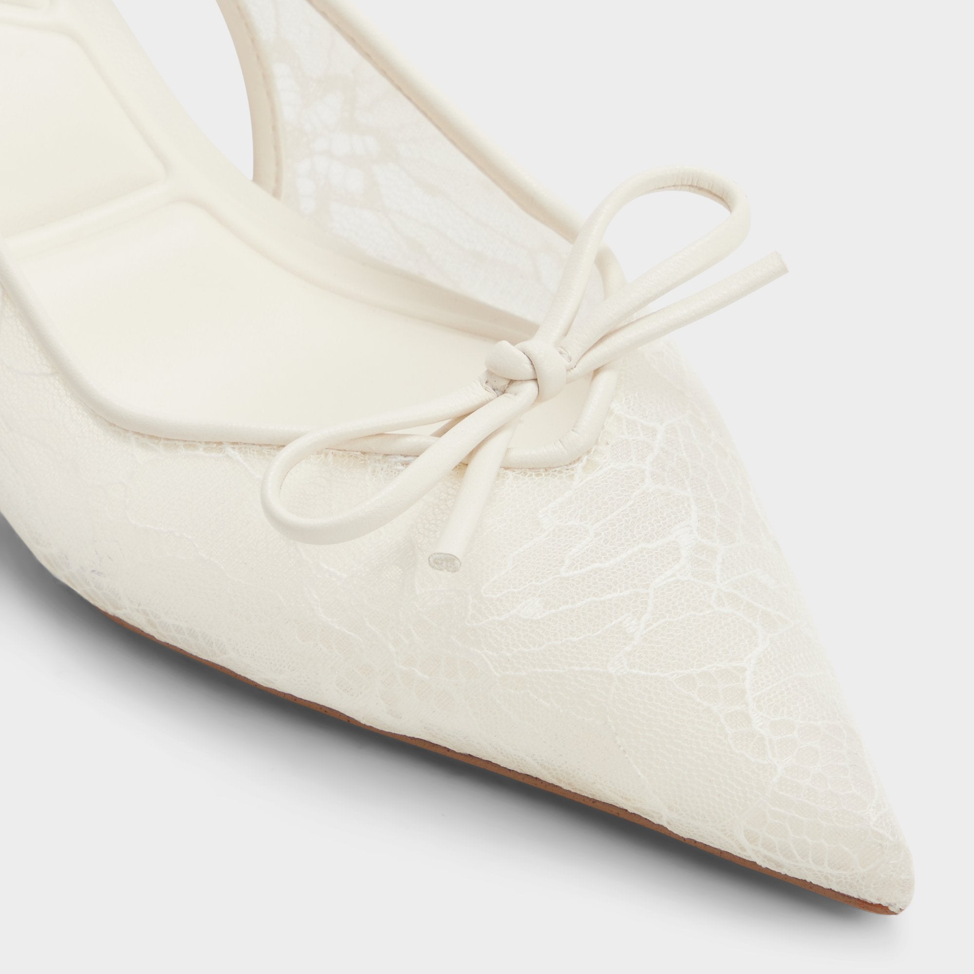 ALDO Azaro bottines blanches petit talon