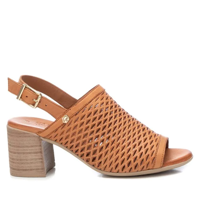 Carmela 16083701 sandale cuir marron talon 8 cm