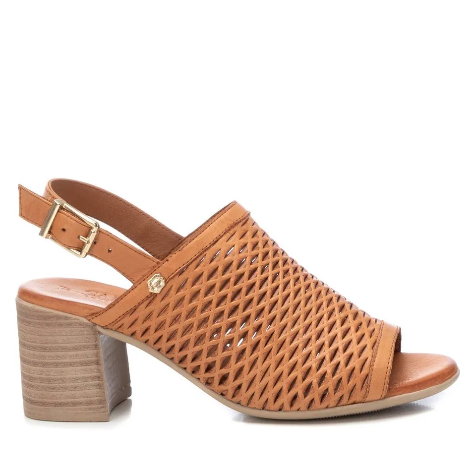 Carmela 16083701 sandale cuir marron talon 8 cm