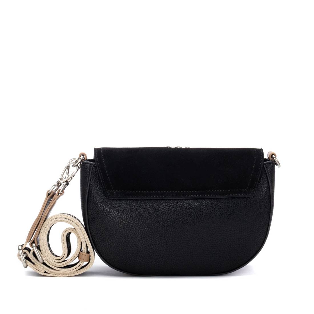 Carmela 18620702 sac bandoulière noir cuir suède