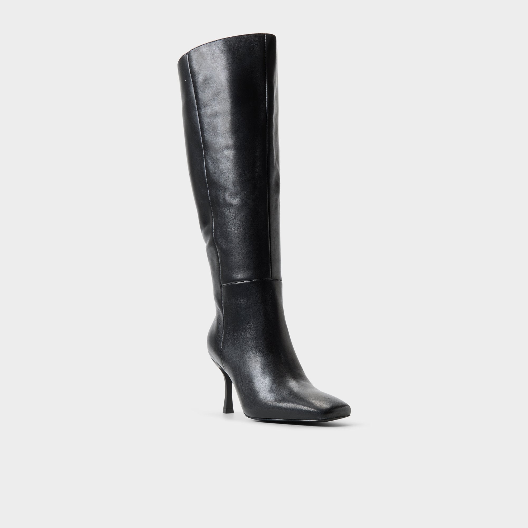 ALDO Purdie-WC bottes hautes noires talon