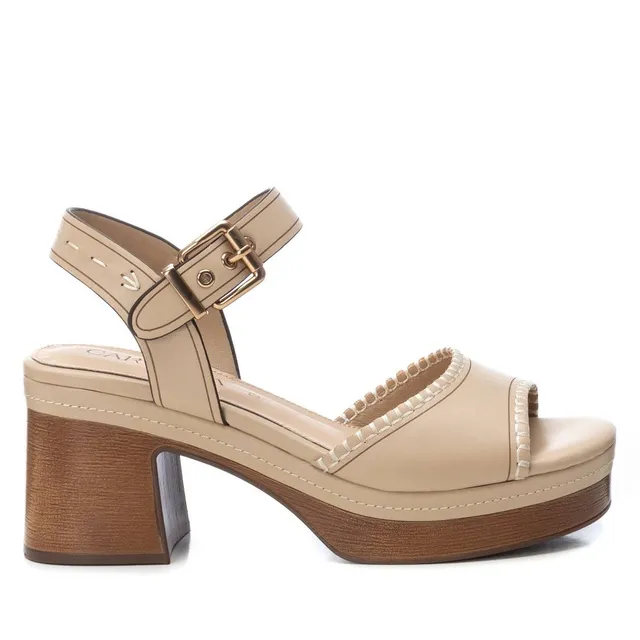 Carmela 16220703 sandales femme marron talon haut cuir