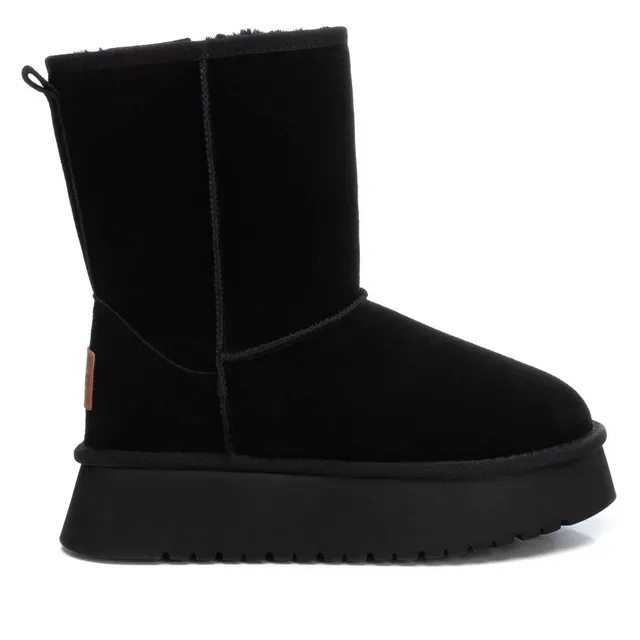 Carmela 16200602 boots cuir fourrée noire chaude