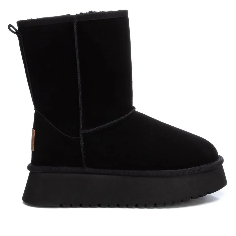 Carmela 16200602 boots cuir fourrée noire chaude