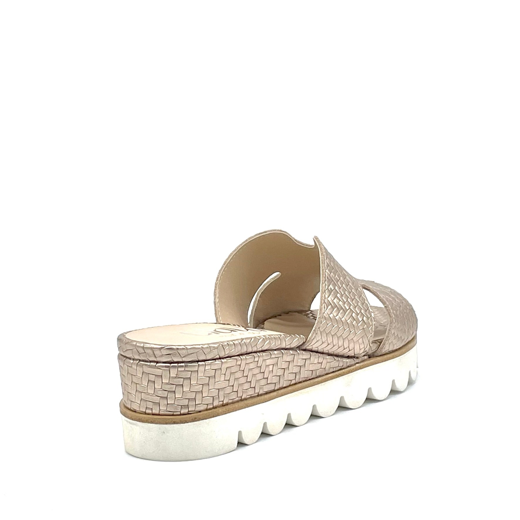 ELATA 15179 mules cuir ostrica talon 5 cm