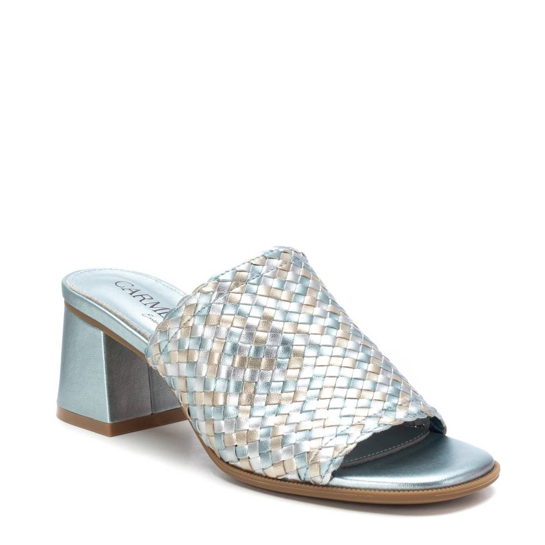 Carmela 16219102 sandale cuir bleu talon