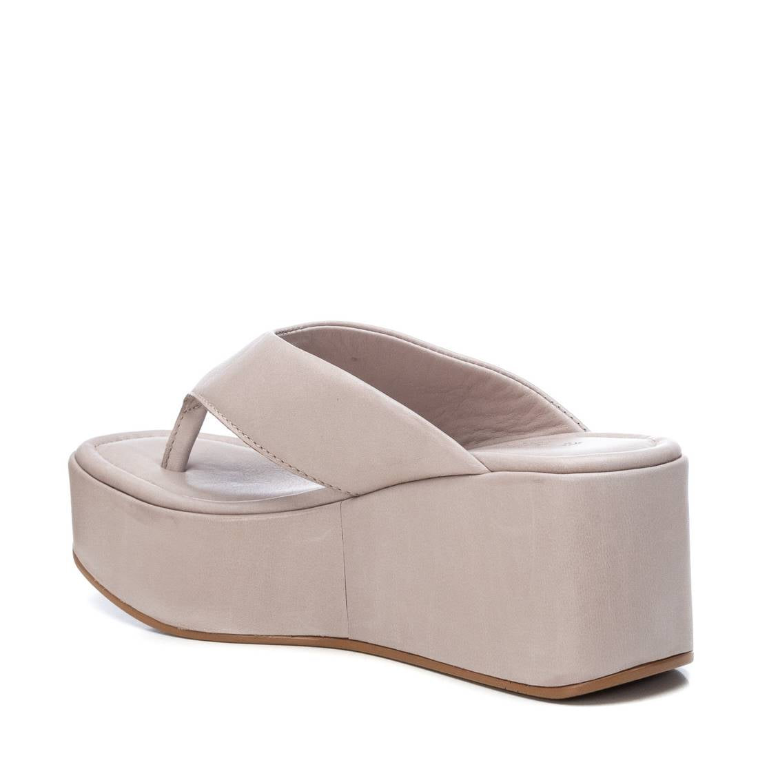 Carmela 16081003 sandale femme blanc cuir compensée