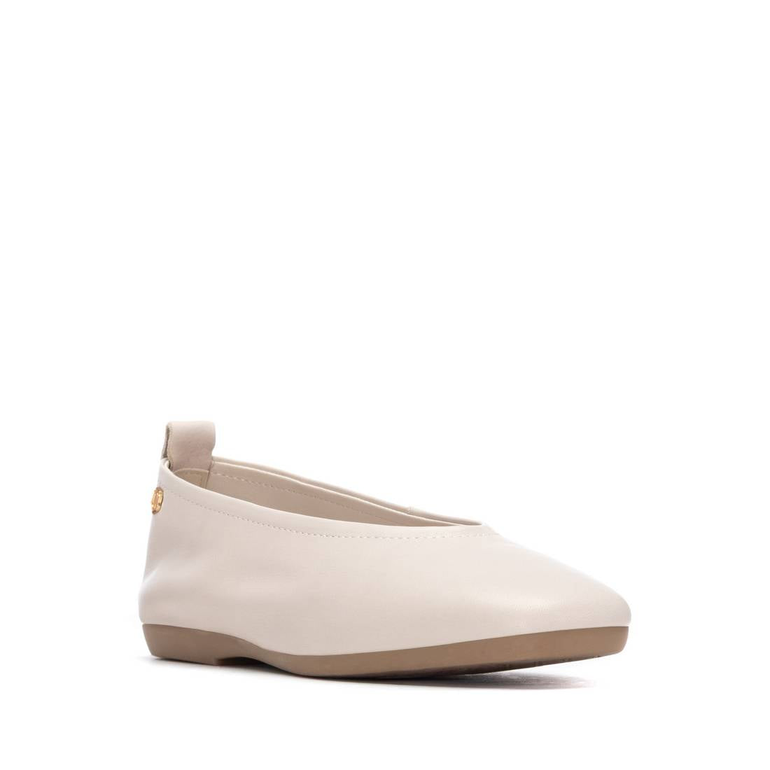 Carmela 16314001 ballerines cuir beige plates