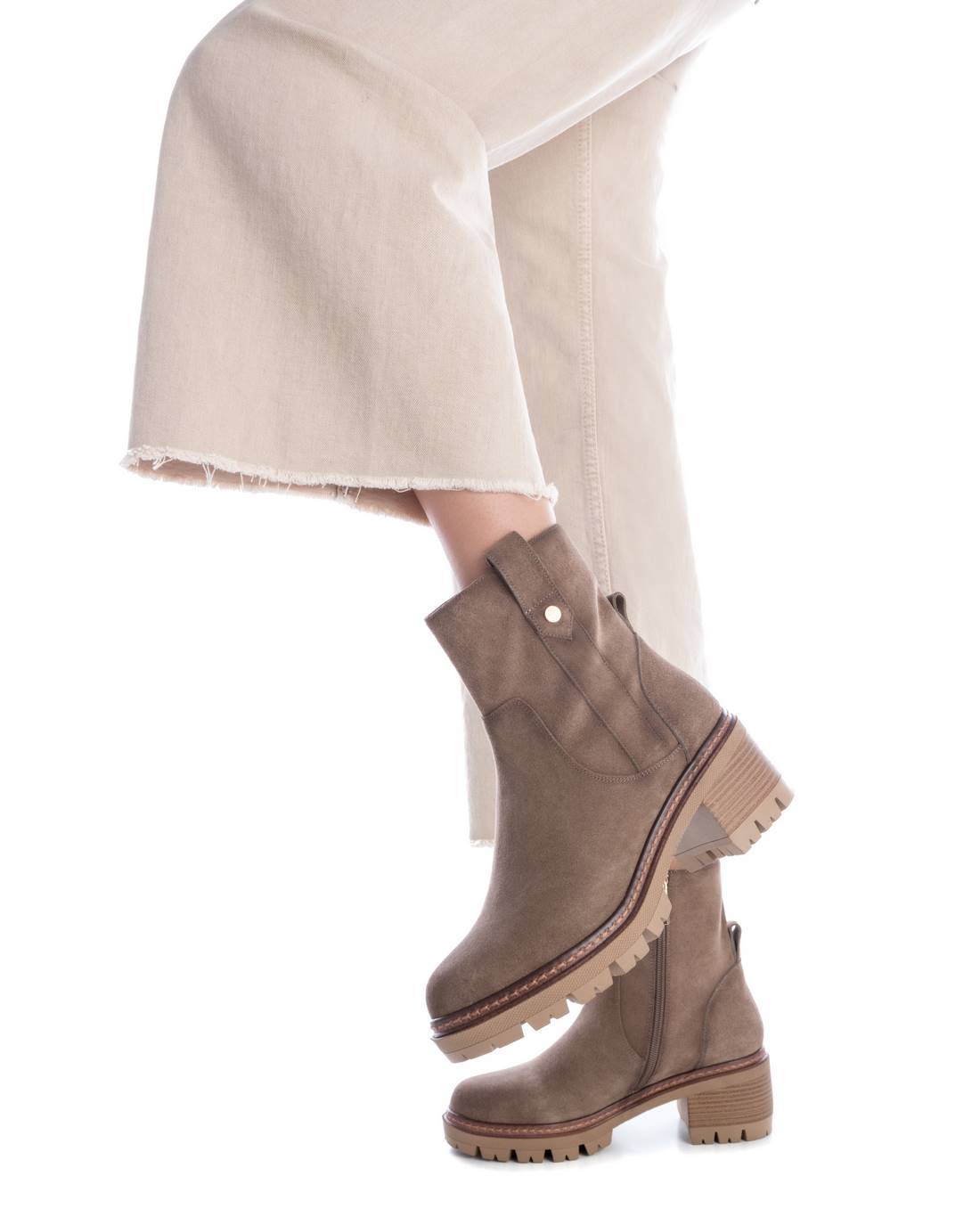 Carmela 16096702 bottine femme suède marron talon 6 cm