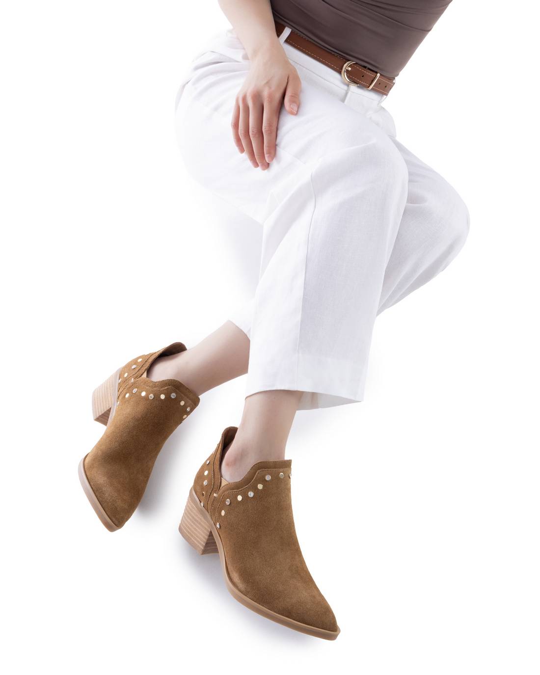 Carmela 16314702 bottine femme camel talon 6 cm