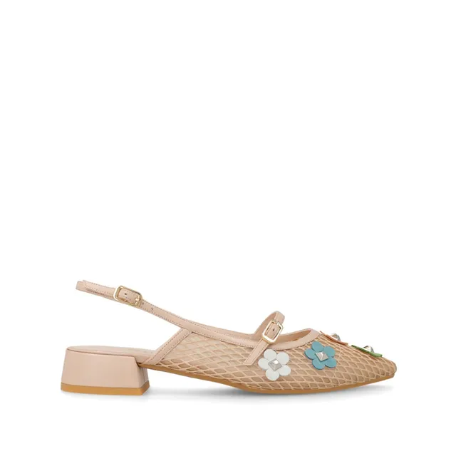 LODI AMISANTI ballerines cuir nude femme