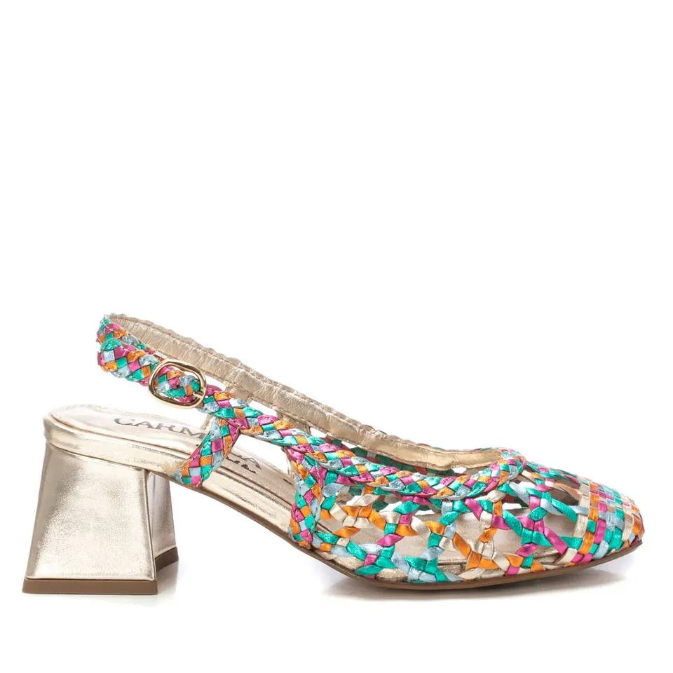 Carmela 16232003 escarpin multicolore cuir talon 5 cm