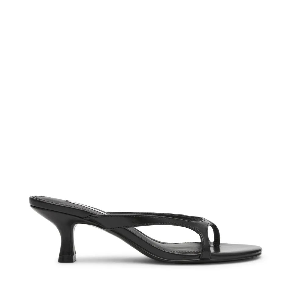 Steve Madden Brienna Sandales Cuir Noir Talon 4 cm