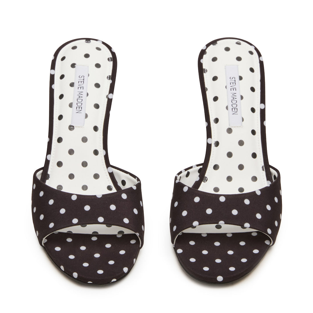 Steve Madden Kendrix sandales noir blanc 6 cm