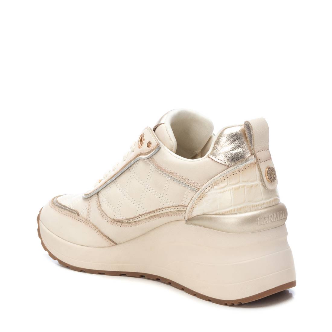 Carmela 161845 16184502 baskets compensées femme blanc 6 cm
