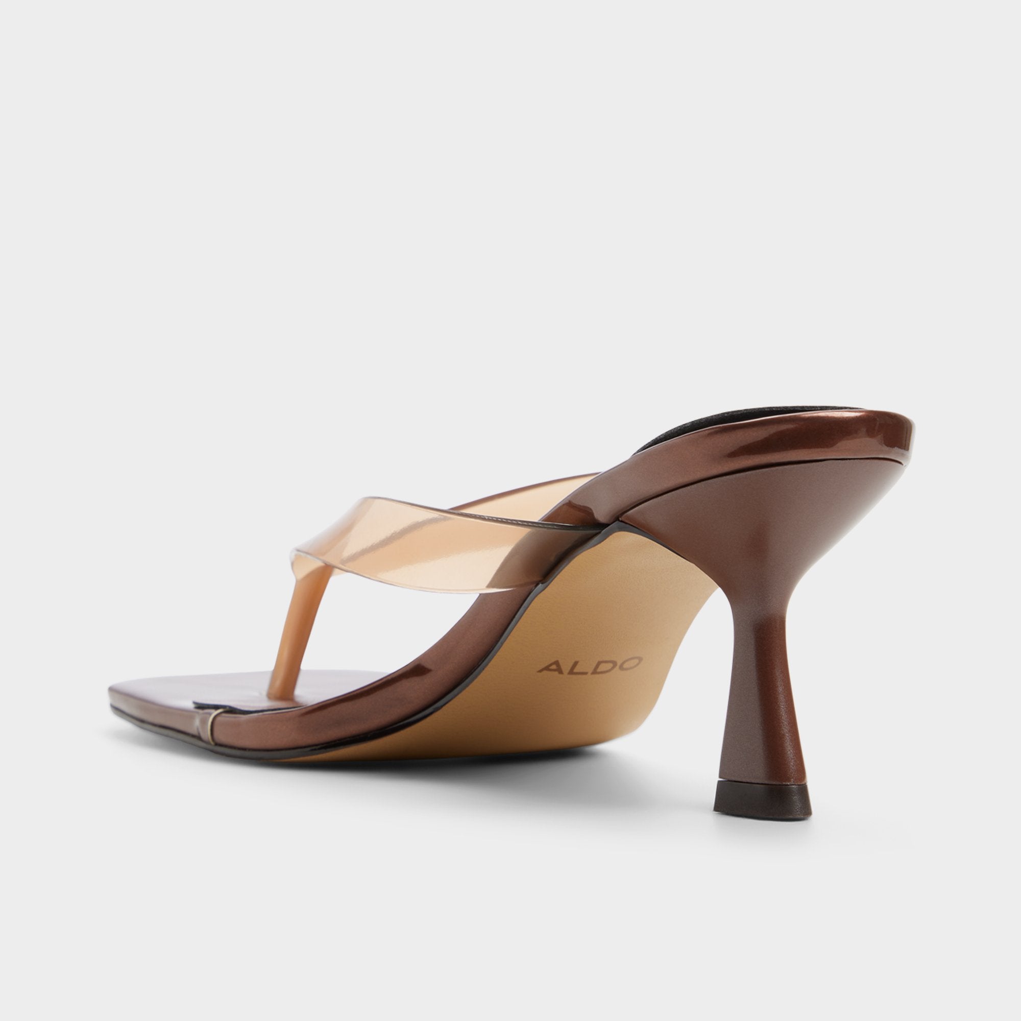ALDO Izabele sandale talon marron gelée