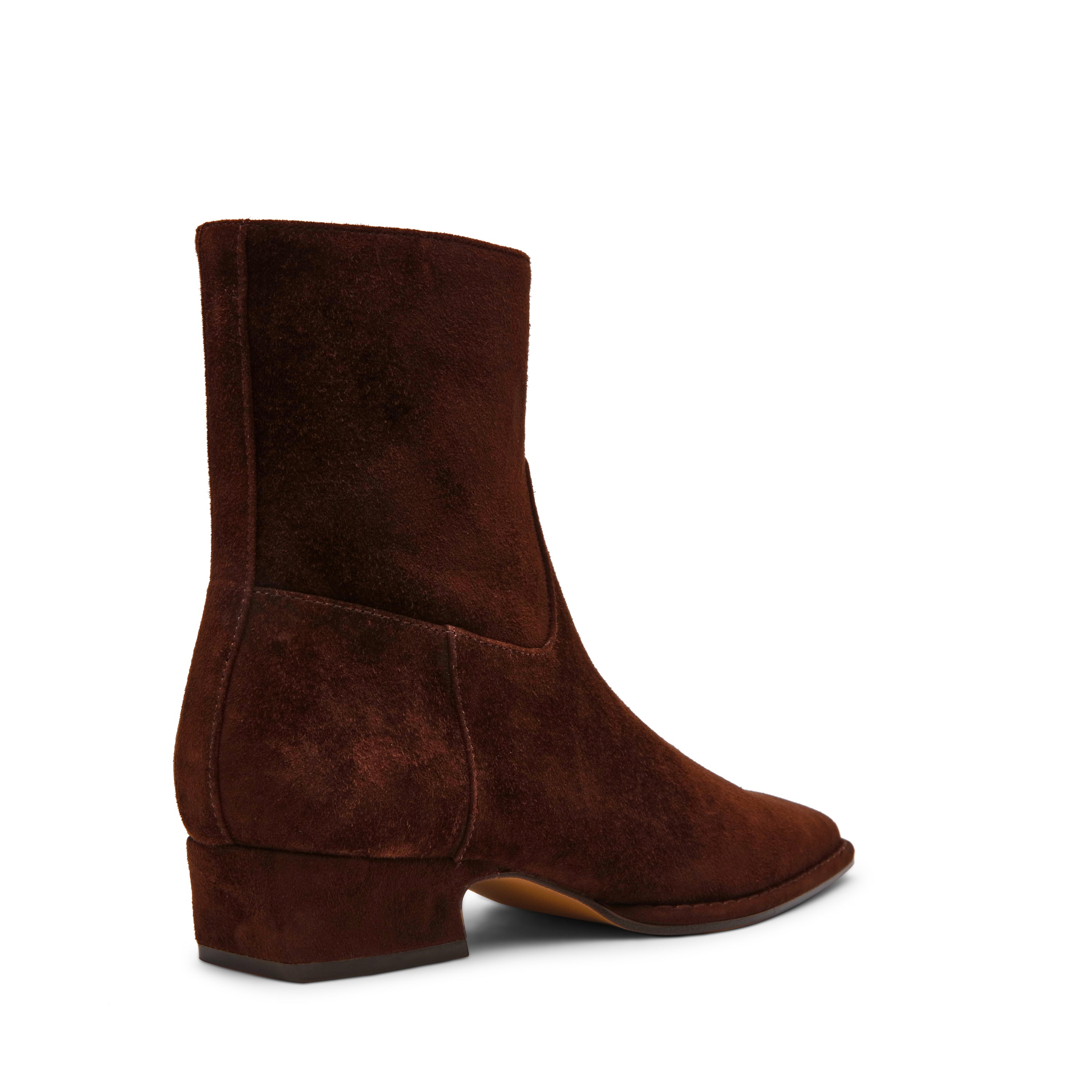 Steve Madden Define bottines marron suède zip
