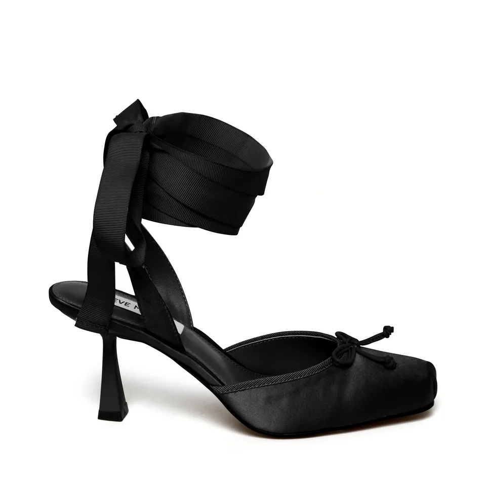 Steve Madden Seyah sandales noir satin 7 cm