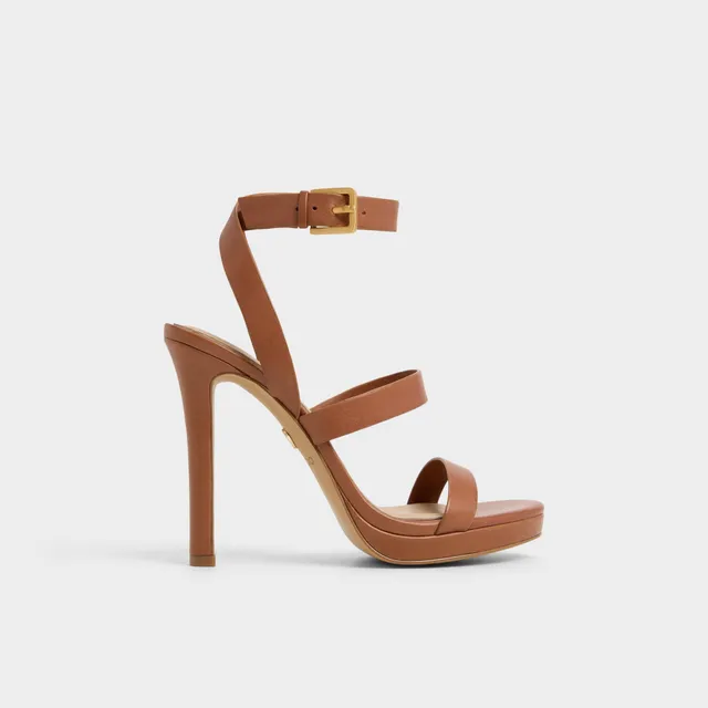 ALDO Kardy sandales talon cuir marron