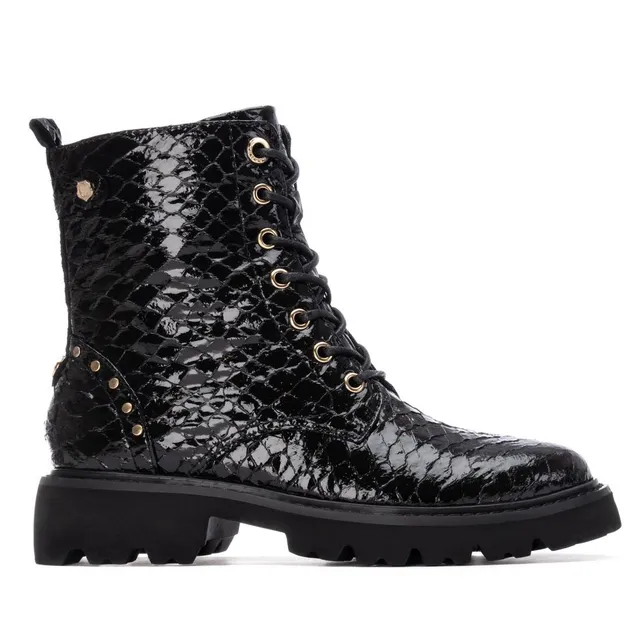 Carmela 16266503 bottines gris talon imprimé animal