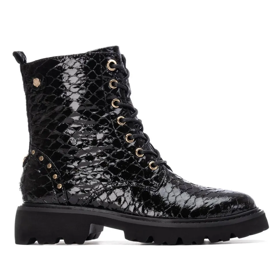 Carmela 16266503 bottines gris talon imprimé animal