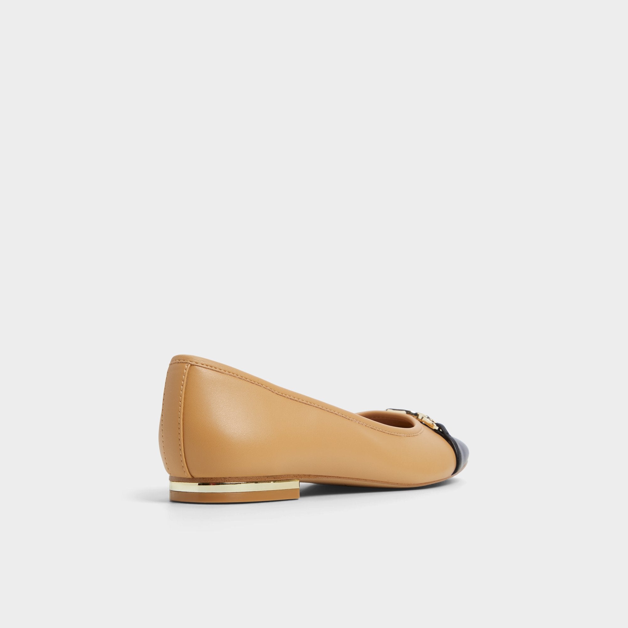 ALDO Krishelle Ballerines Femme Cuir Noir Chaîne