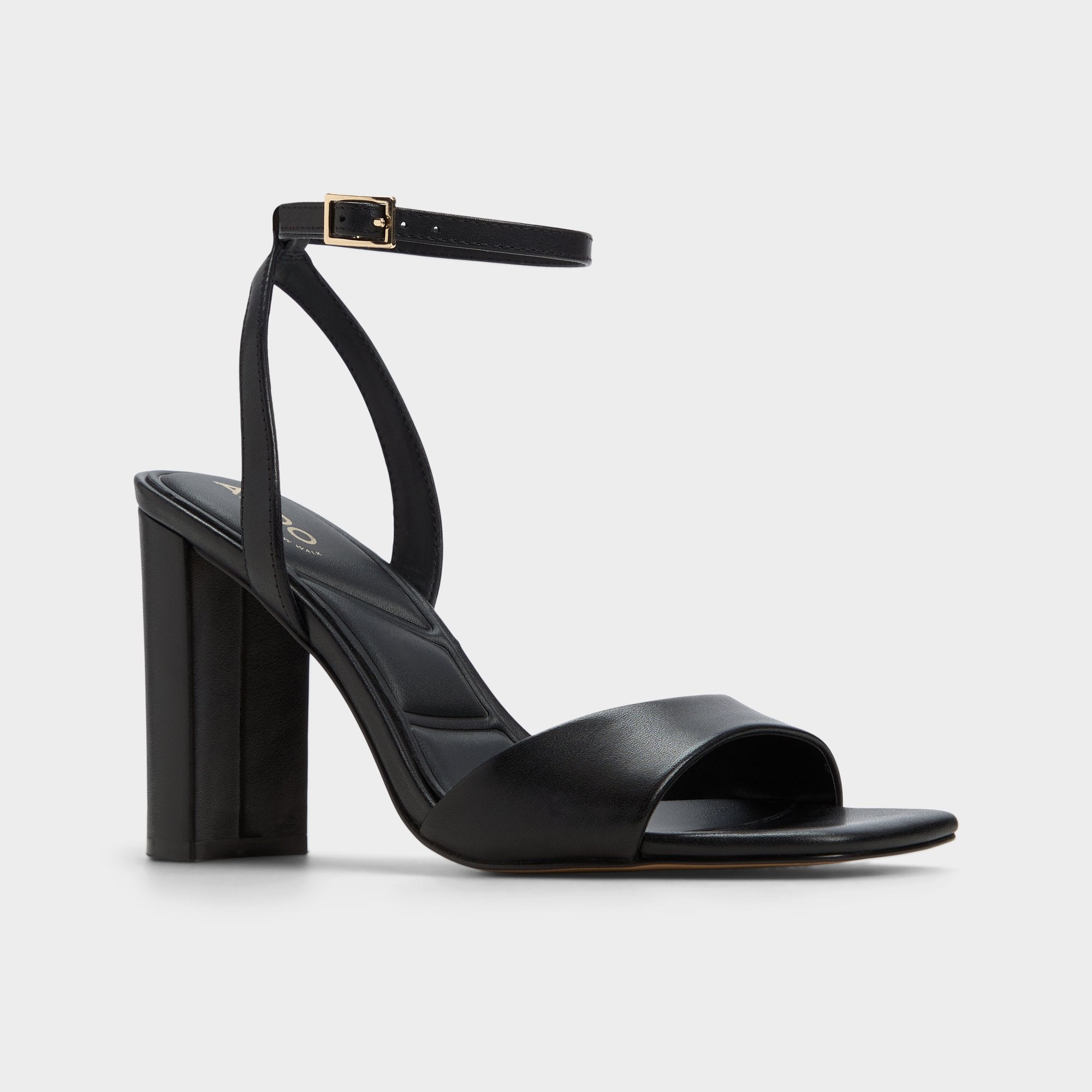 ALDO Serenya baskets noires cuir talon bloc