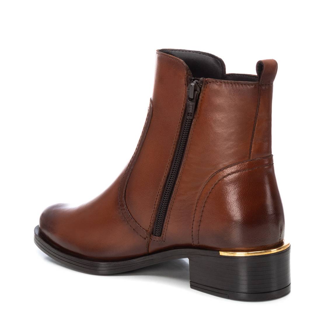 Carmela 16201701 bottine cuir marron talon 4 cm