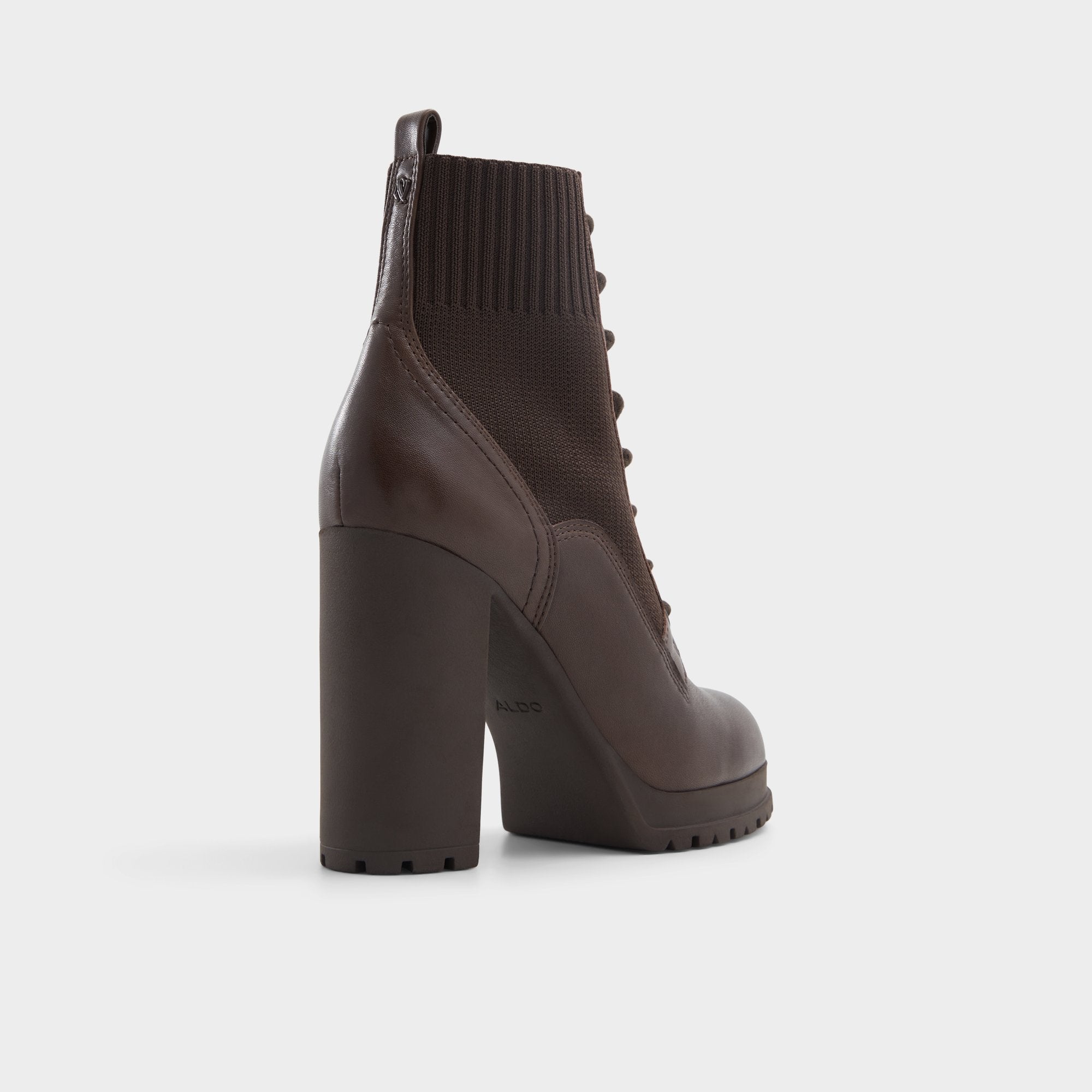 ALDO Rebellious bottines talon marron